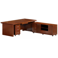 卡里鳄2米班台2000*1000*760mmKLE—BGT259含长柜活动三抽柜桌面无写字板