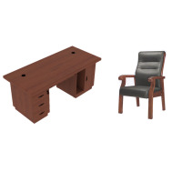 卡里鳄办公室办公用桌带靠背办公桌椅KLE—BGZ574办公桌椅1800*800*760mm