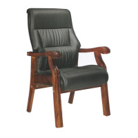 卡里鳄大班椅办公椅老板椅KLE—YY115会议椅实木电脑椅高背舒适椅