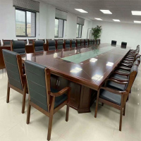 卡里鳄会议室7200*2000*760mm办公会议桌KLE—HYZ015长方形办公桌洽谈桌适用于45平方米的大会议室