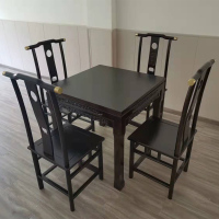 卡里鳄方桌实木桌KLE—FZ72木骨架为主的方桌会客洽谈桌实木制作方桌