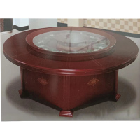 卡里鳄2米2电动大圆桌酒店餐桌食堂大圆桌餐桌宴会厅大圆桌餐桌酒店餐桌KLE—YYZ703