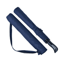 个性半自动雨伞纯黑色折叠二折商务2-3伞情侣定制图案广告伞