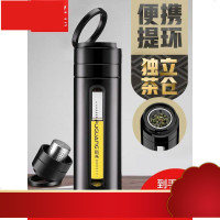 玻璃杯带盖茶水分离泡茶杯男士双层过滤水杯便携车载随手杯子