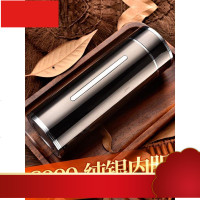 9雪花银内胆杯高档不锈钢保温杯商务水杯子银杯男士泡茶杯定制