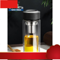 双层玻璃杯带滤网透明商务办公泡茶杯子男士便携车载水杯V20
