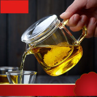 尼 玻璃茶壶户外旅行茶具套装便携包家用简约现代功夫泡茶杯