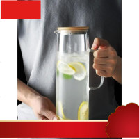 瓶可放冰箱冷水壶玻璃耐高温家用套装ins风茶壶凉白开水北欧