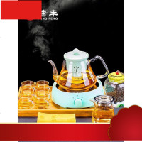 煮茶器玻璃煮茶壶黑茶蒸茶器电热电陶炉煮茶炉普洱烧茶壶套装