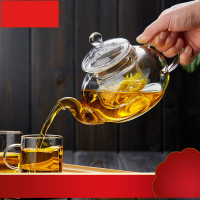 尼玻璃茶壶大小号耐高温加厚家用过滤泡茶壶茶水分离单壶套装