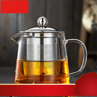 尼玻璃茶壶耐高温加厚泡茶壶过滤耐热家用玻璃水壶花茶壶套装