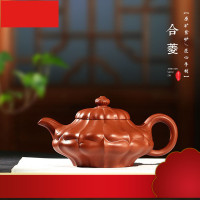 泥合菱紫砂壶厂家全手工大号茶壶货
