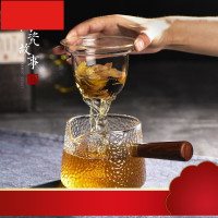 壶加厚耐热高温玻璃侧把壶过滤单壶红茶茶具套装小煮茶器家用