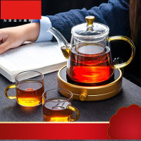 璃山壶玻璃茶壶过滤泡茶壶家用耐高温耐热茶水分离泡茶器茶具