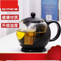 塑料外壳玻璃茶壶家用餐厅酒店泡茶壶耐高温过滤茶具咖啡壶
