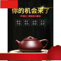 名家正宗紫砂壶纯全手工泡茶壶球孔石瓢壶家用套装大容量茶具