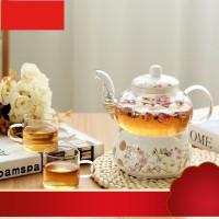 煮花茶小茶点茶壶烛台茶迷养生玻璃壶小型。煮/煮茶小号蜡烛