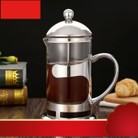 冲茶器玻璃泡茶壶不锈钢过滤耐高温法压壶咖啡壶办公花茶茶具