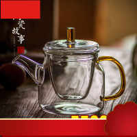 壶高温耐热过滤花茶家用玻璃水壶泡茶器小号煮茶功夫茶具套装