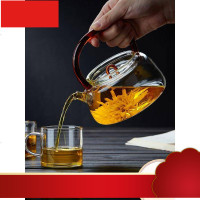 明玻璃茶壶耐高温烧水壶过滤泡茶壶家用茶具套装电陶炉煮茶壶