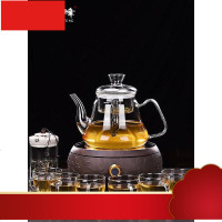 耐热加厚玻璃茶壶套装家用泡茶壶煮蒸茶器喝花茶壶茶杯电陶炉