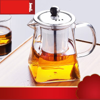 故事泡茶壶器不锈钢过滤耐热高温玻璃小号花红茶茶具套装家用