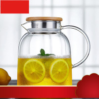 壶玻璃耐高温防爆家用耐热大容量凉白开水瓶茶壶果汁扎壶套装