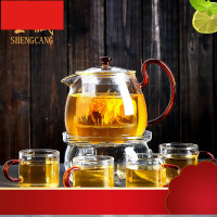 茶茶具玻璃茶具茶杯套装家用煮水果茶壶泡菊花茶单壶加厚欧式