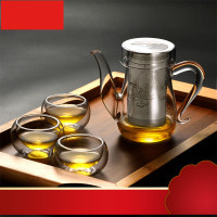 功夫茶具不锈钢过滤泡茶红茶茶器泡茶茶壶茶漏套装水壶煮茶壶