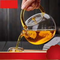 尼 玻璃茶壶提梁壶耐高温家用玻璃烧水壶大容量普洱茶煮茶壶