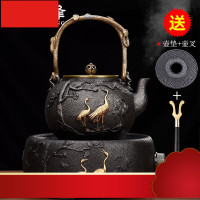 日式大小铁壶泡茶烧水壶家用复古茶壶手工铸铁壶茶具套装家用