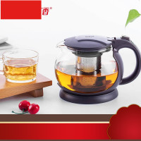 香 玻璃茶壶耐热花茶壶加厚冲泡茶壶家用大号办公养生花茶壶