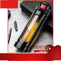 便携玻璃杯男士双层大容量车载泡茶水杯女家用创意夏天茶杯子