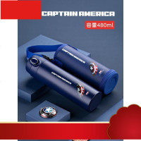 尼儿童保温杯男童女小学生水壶便携防摔蜘蛛侠漫威直饮水杯子