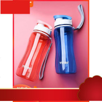 清新森系儿童塑料水杯子女小学生创意个性潮流男便携运动防摔