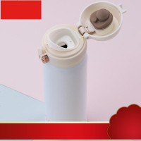 保温杯男女便携304不锈钢学生简约弹跳盖水杯子瓶大容量500ml