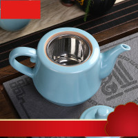 茶壶过滤网内置陶瓷大号开片可养单壶茶具红茶泡茶器配干泡盘