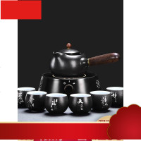 壶煮茶器小型办公室陶瓷煮茶炉电陶炉家用普洱茶壶黑白茶套装