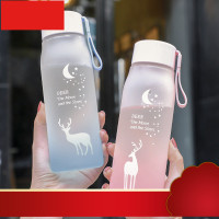 水杯便携夏天大容量水瓶塑料杯子ins防摔耐高温随手杯女学生