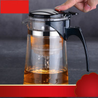 杯泡茶壶家用按钮盖子漏网大容量简约玻璃壶分离式花茶壶尖嘴
