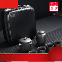 品 旅行功夫茶具套装 便携紫砂茶具快客杯户外旅行茶具泡茶壶茶杯日式简约车载茶具整套