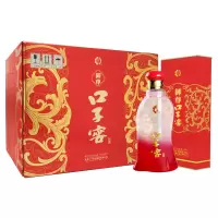 [酒厂直营]口子窖御尊41度450ML*6瓶 兼香型白酒整箱口子酒