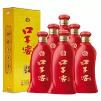 [口子窖年货节]口子窖白酒高度六年型6年型50度550ML*6整箱装白酒容量升级版节日送礼