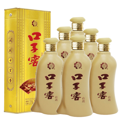 [口子窖年货节]口子窖白酒高度5年型五年型50度550ML*6整箱装白酒容量升级版节日送礼