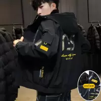 工装外套男士2020新款韩版潮流学生夹克帅气棒球上衣服 YUANSU男士夹克