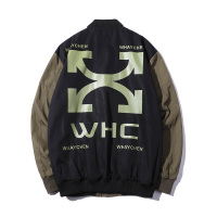 YUANSU伟臣潮牌大码男装秋季棒球服飞行夹克胖子男士加肥加大肥佬外套秋夹克