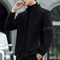 YUANSU2020秋冬季夹克男士韩版休闲羊羔绒呢子外套男装帅气棒球服上衣服夹克