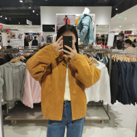 YUANSUU家试衣间2020秋冬新款男装休闲 灯芯绒男士夹克外套上衣M431343夹克