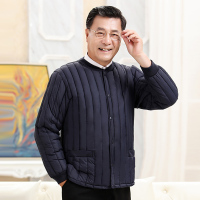 YUANSU冬季棉衣男短款中老年人保暖内穿贴身轻薄小棉袄爷爷爸爸羽绒棉服棉衣