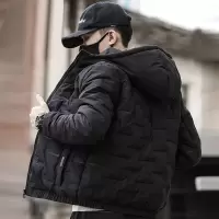 YUANSU男士棉衣冬季外套2020新款潮流羽绒棉服潮牌短款男装加厚冬装棉袄棉衣